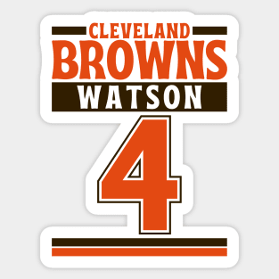 Cleveland Browns Watson 4 Edition 3 Sticker